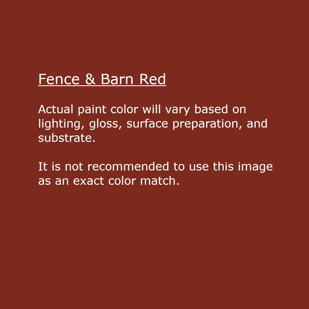 Fence & Barn Red